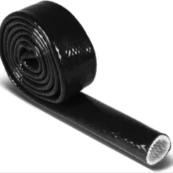 Black Silicone Fiberglass Sleeves - 1