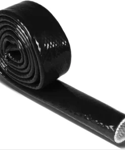 Black Silicone Fiberglass Sleeves - 1
